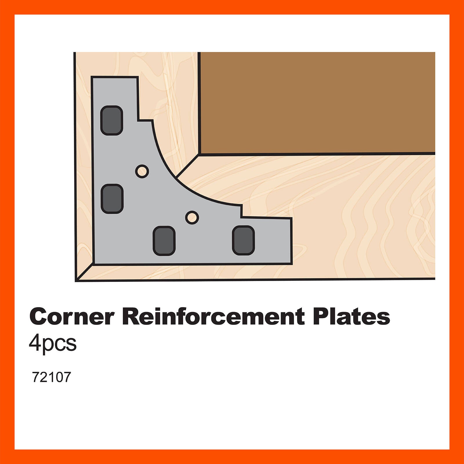 Everhang Picture Frame Corner Reinforcement Plates - 4 Pack