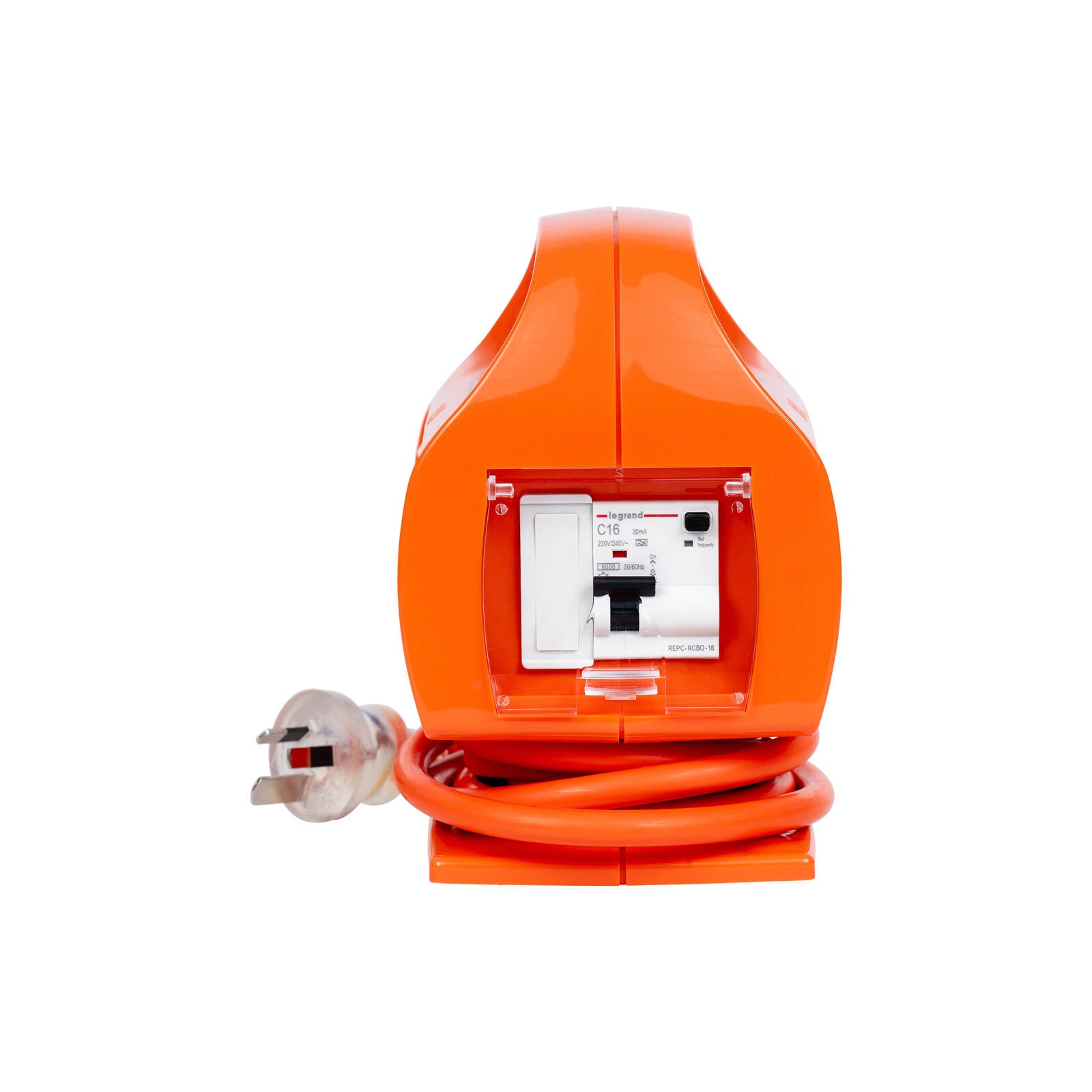 HPM Electresafe 15A Power Centre with RCD Safety Switch, Orange