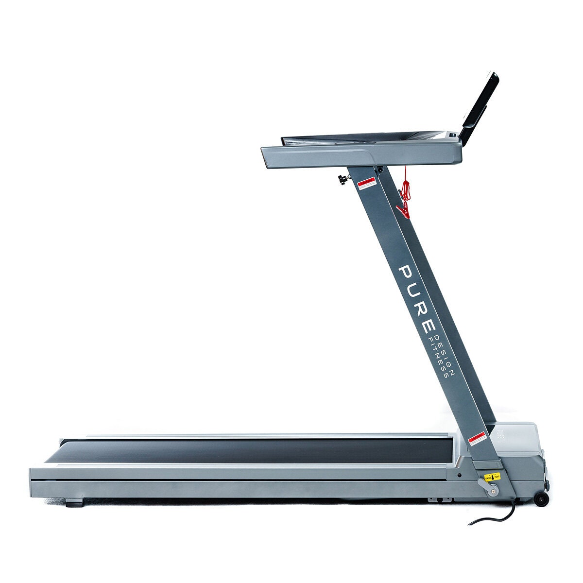 Pure Design TR7 Treadmill - 1.75 HP DC Motor, 36 Preset Programs, Foldable, Black - PD-TR7