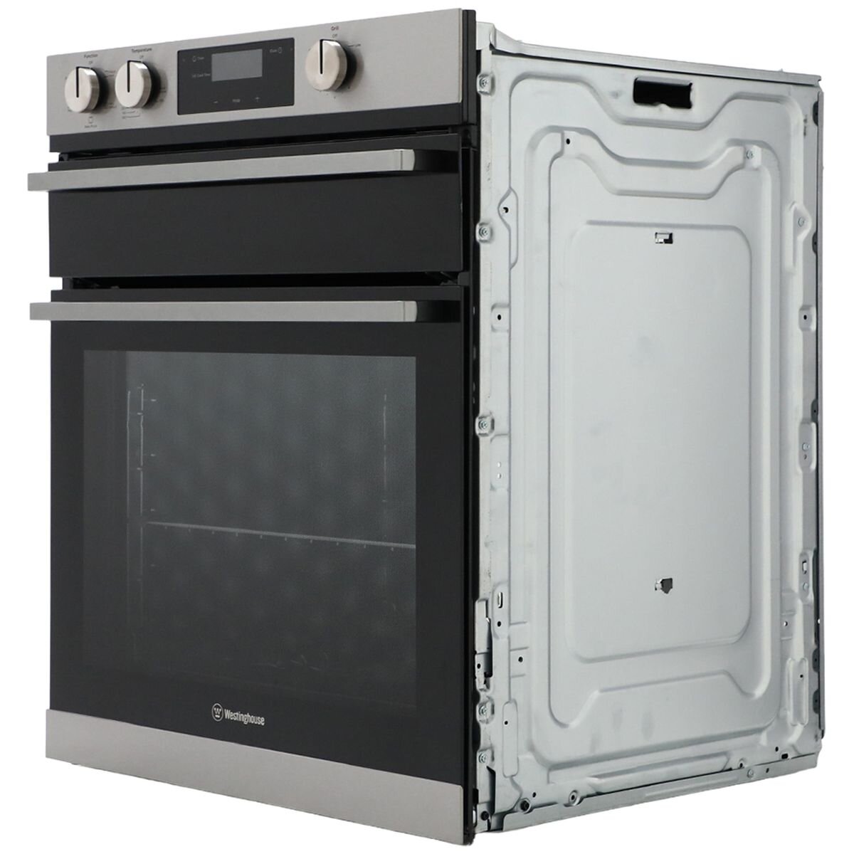 Westinghouse 60cm Multi-Function Electric Oven with Separate Grill - Stainless Steel, 80L - WVE6555SD