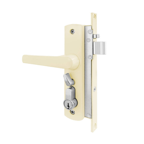 Rolltrak Primrose Keyed Hinged Screen Door Lock Powder Coated Alloy