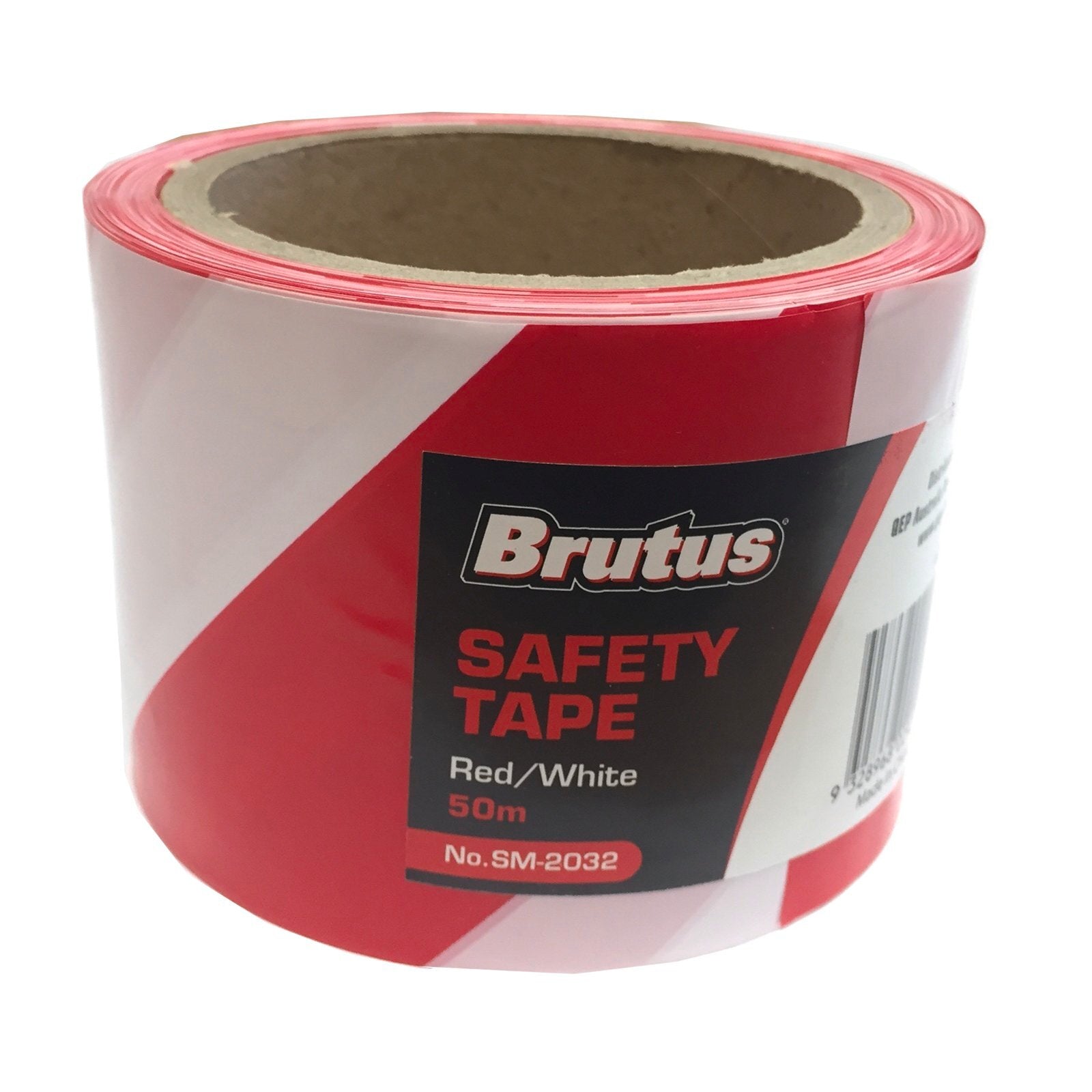 Brutus 75mm x 50m Red and White Safety Barrier Tape