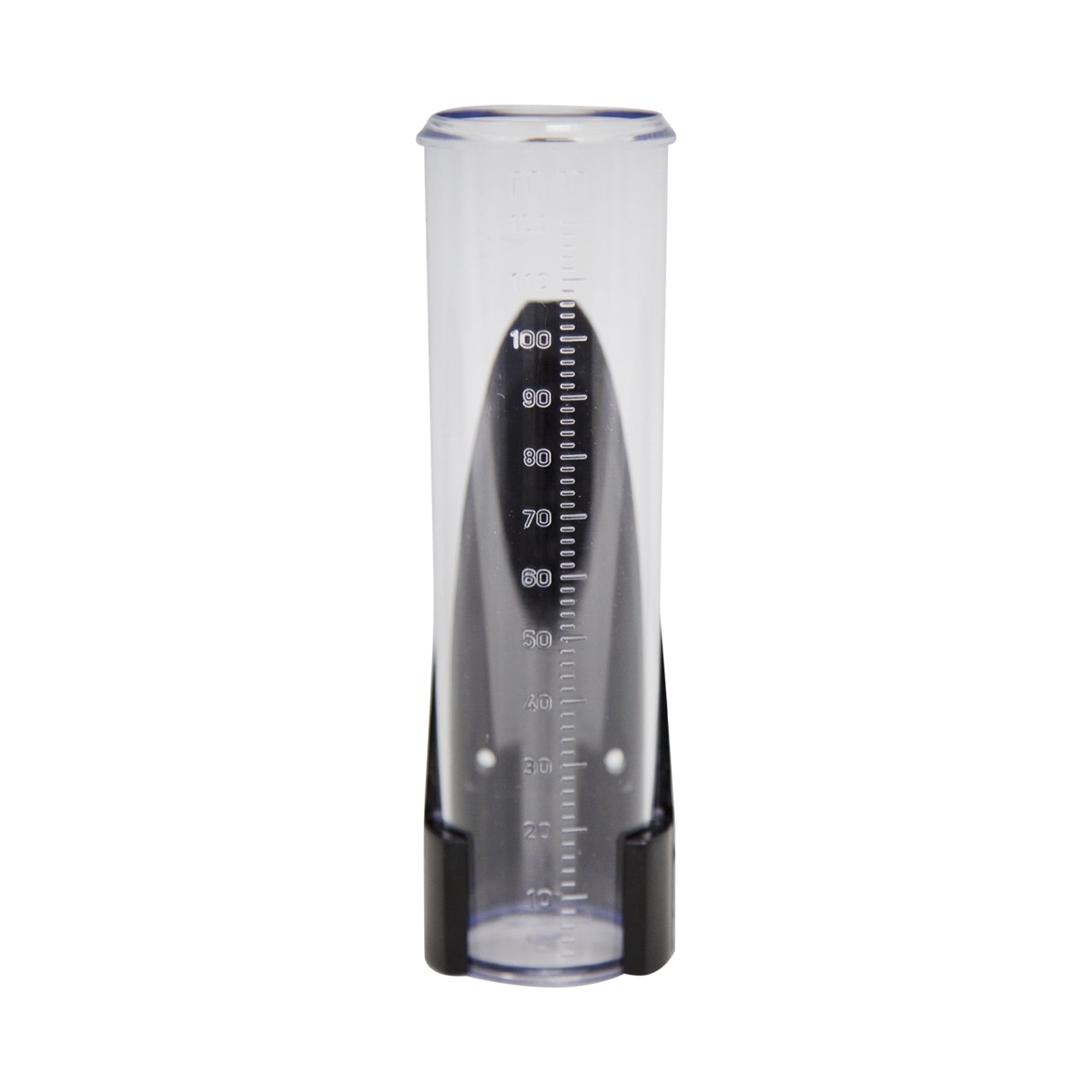 Nylex 120mm Rain Gauge, Clear Plastic, Wall or Fence Mount, Easy-Read Markings