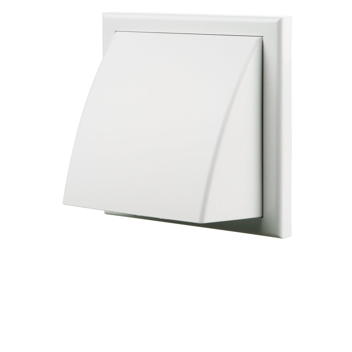 Blauberg 100mm White Weatherproof Exterior Wall Cowl Back Draft Stopper BLABGR100C