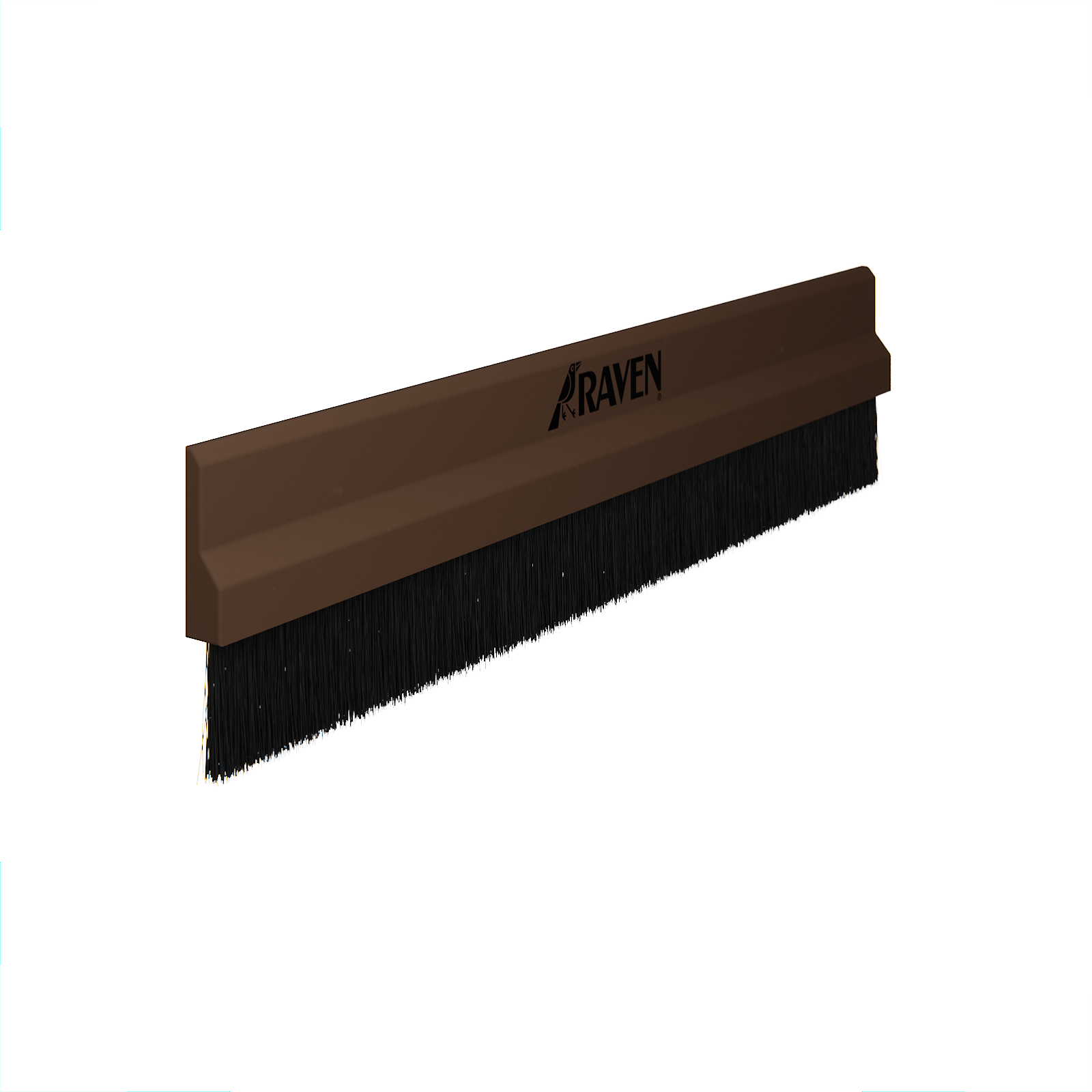 Raven RP83 920mm Brown Self Adhesive Nylon Brush Door Strip Weather Seal