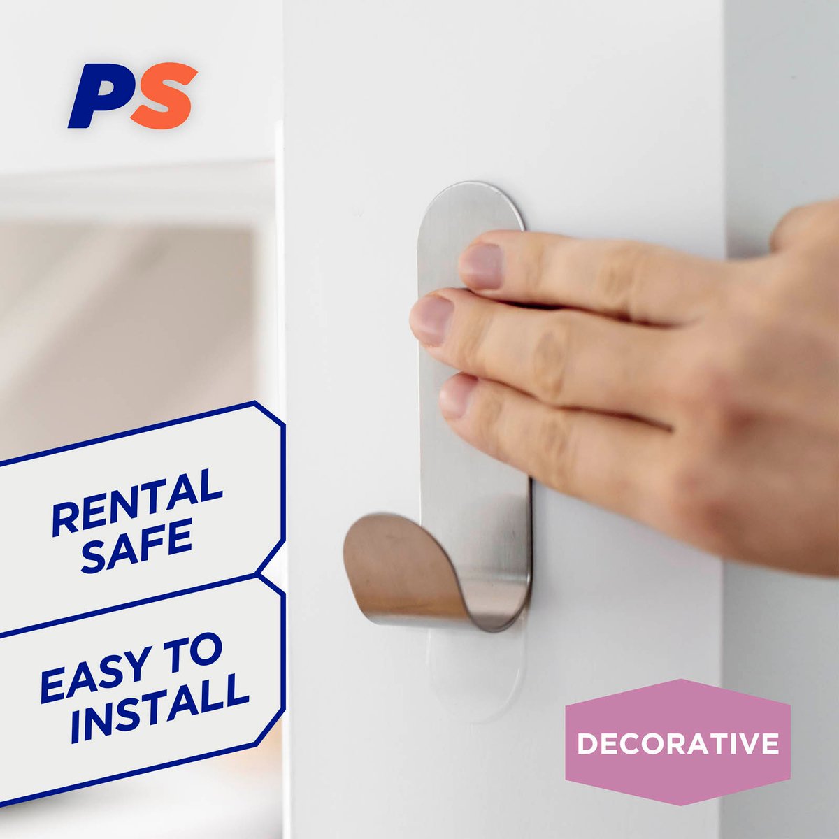 Permastik Large Stainless Steel Metal Hook