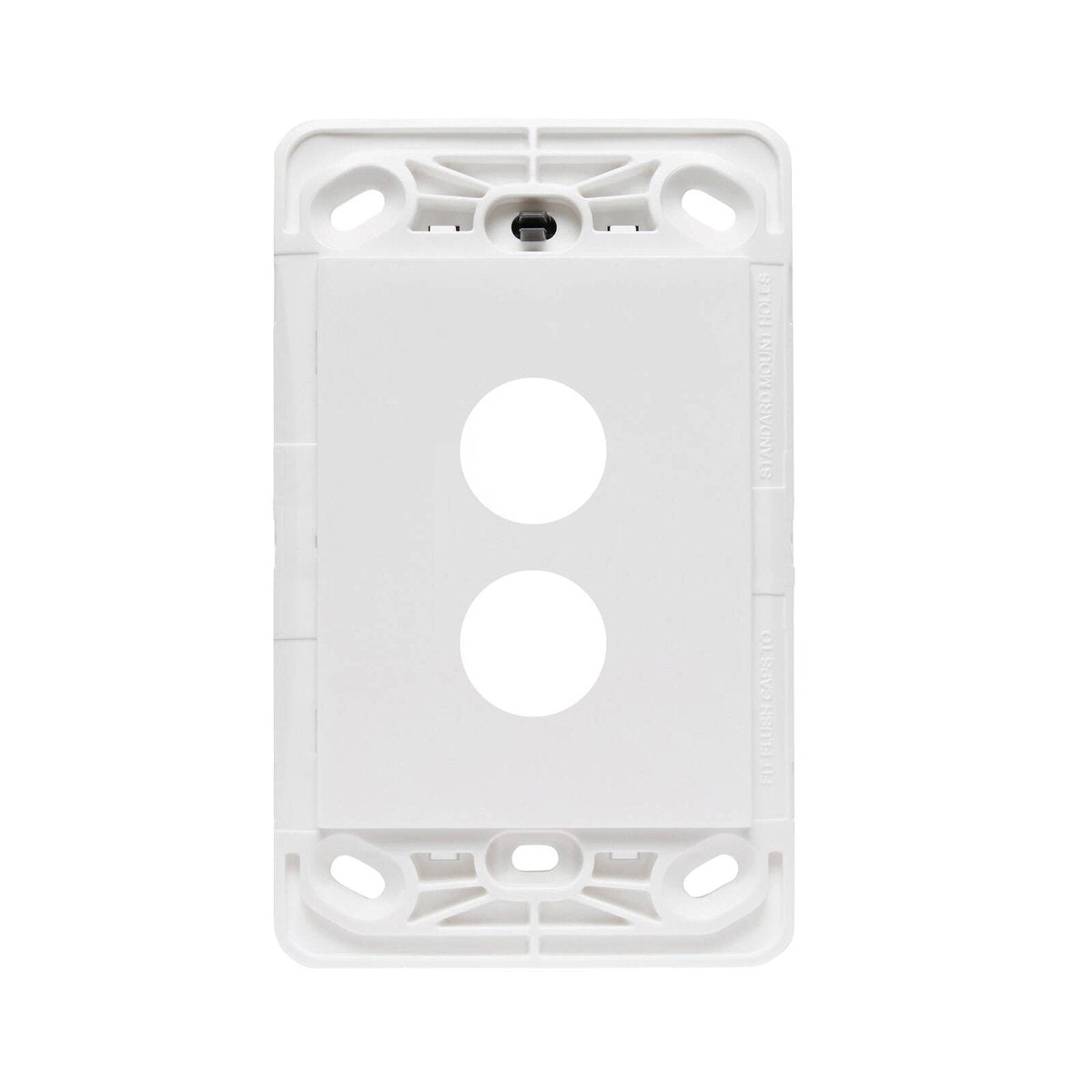 HPM Vivo Wall Switch - 2 Gang - Plastic - Easy Installation - Modern Design - SuperSaverAU - view 1