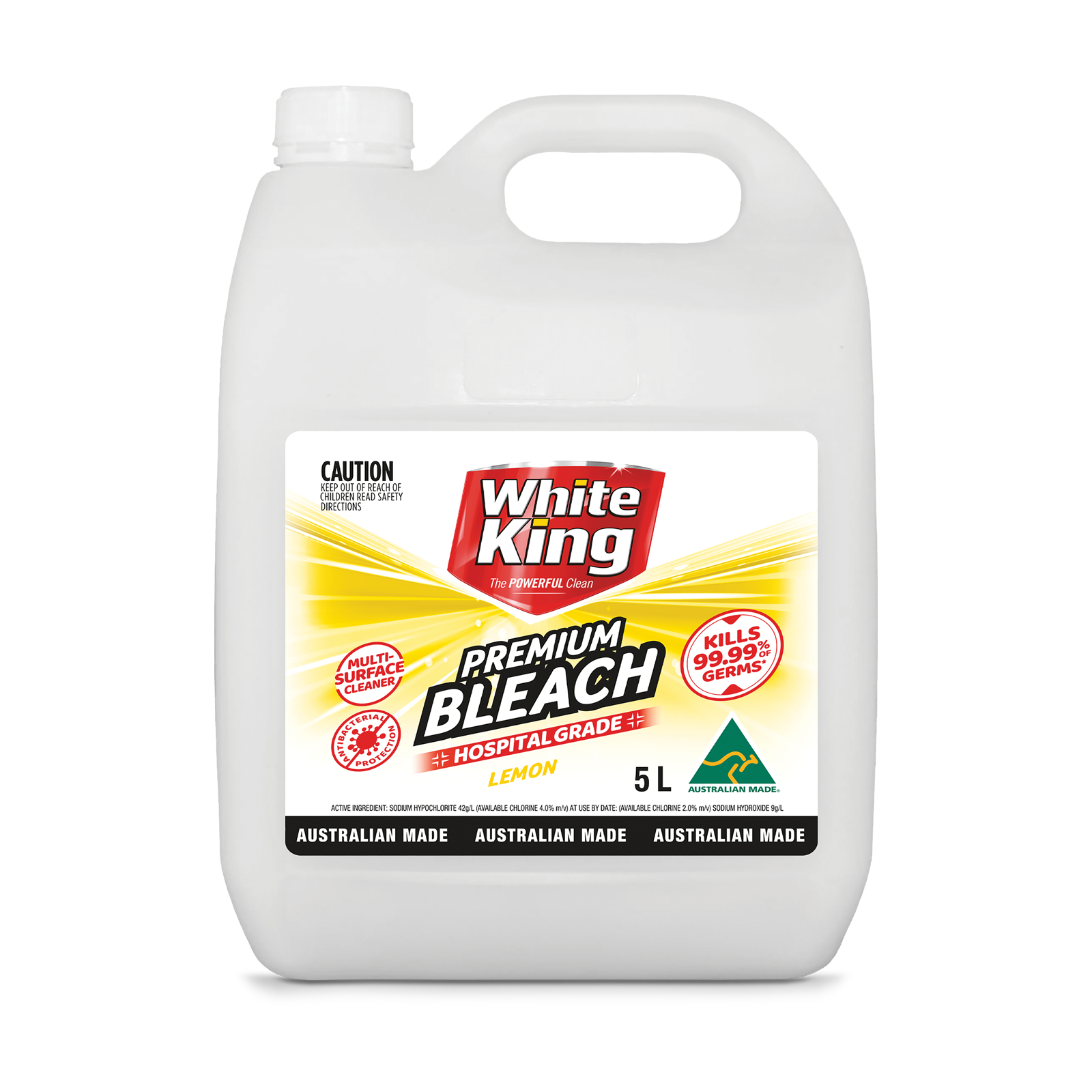 White King Lemon Bleach 5L