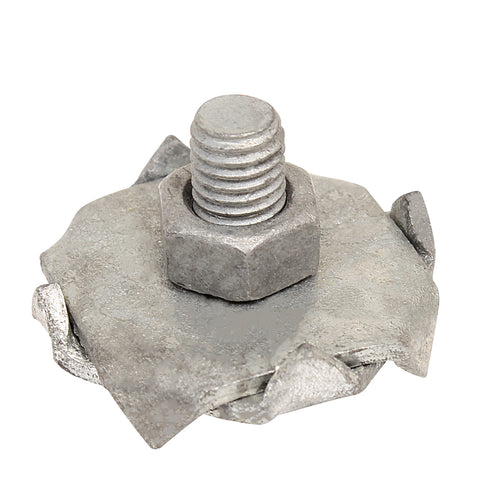 O'Briens Galvanised Electric Fencing Wire Joint Clamp - 10 Pack