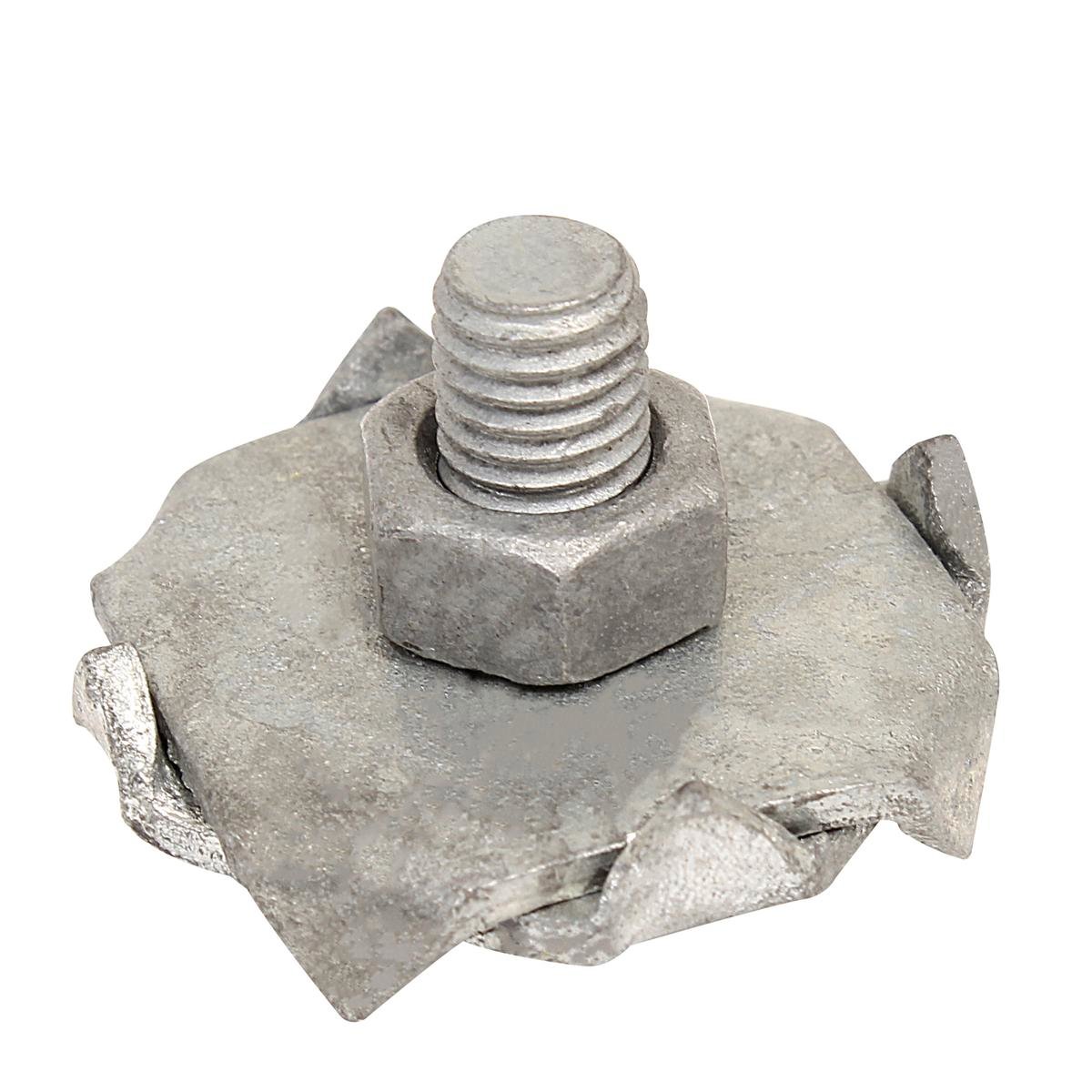 O'Briens Galvanised Electric Fencing Wire Joint Clamp - 10 Pack