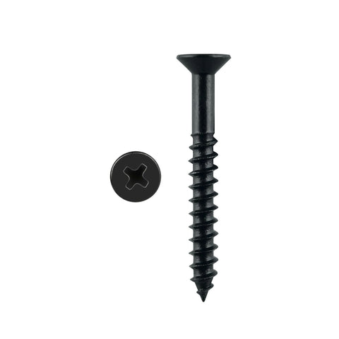 Pinnacle 5.0 x 40mm Black Countersunk Head Timber Screws - 20 Pack