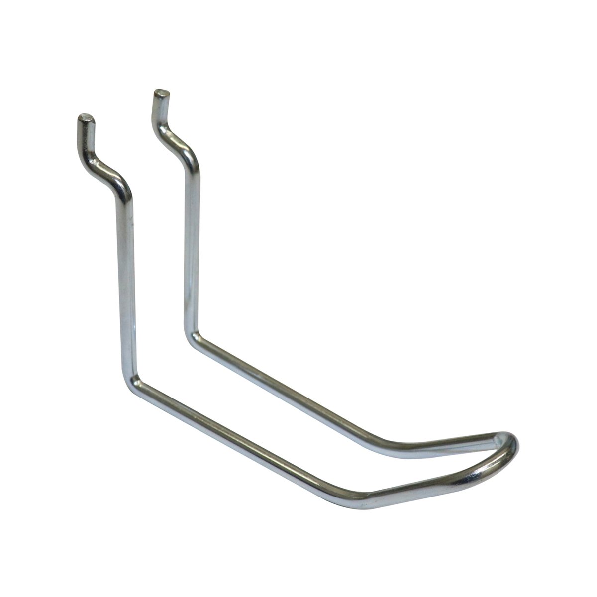 Everhang Steel Pegboard Loop Hooks Zinc - 2 Pack