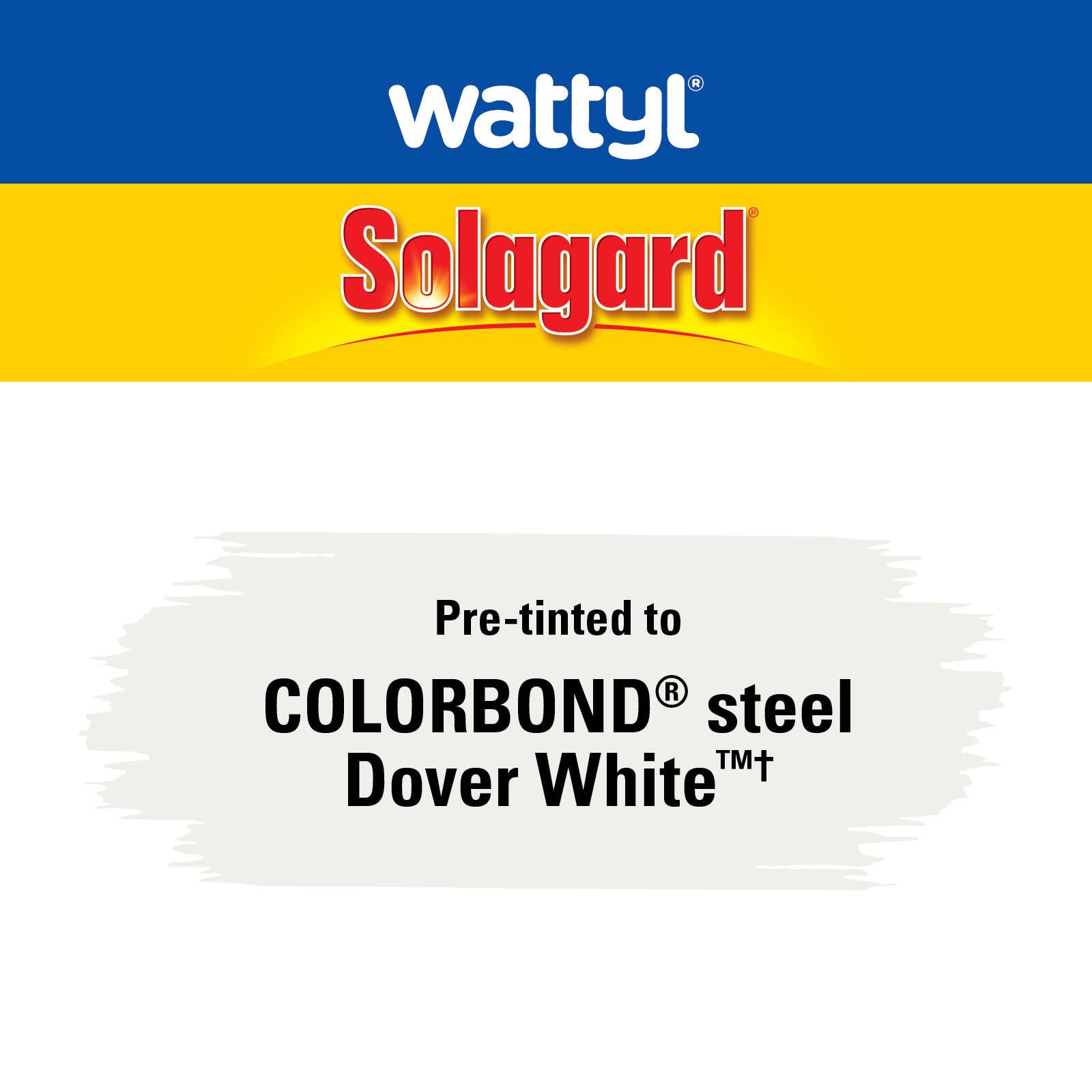 Wattyl Solagard 4L Dover White Low Sheen Pre-Tinted Exterior Paint