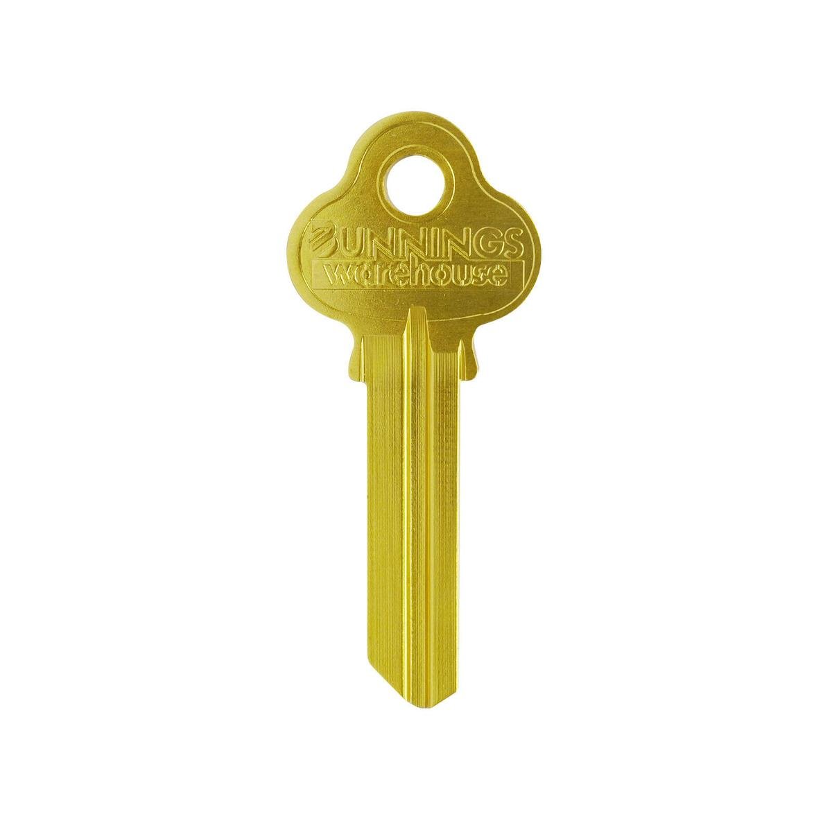 EHI LW4 Gold Blank Key, Aluminium Titanium Alloy, for Key Cutting