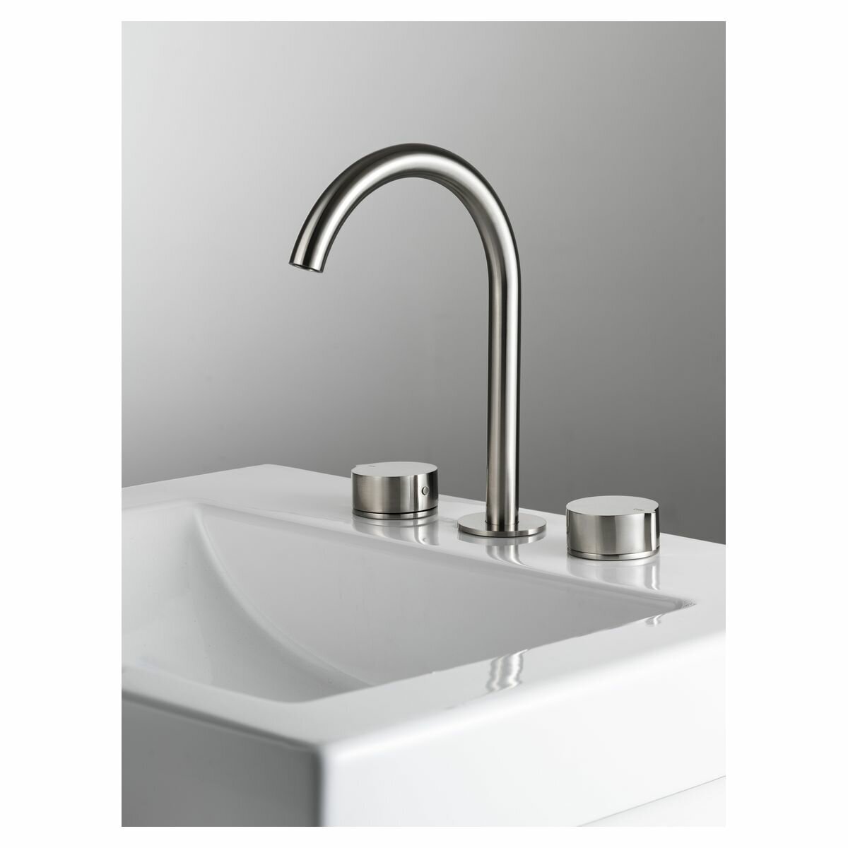 Rogerseller Eccentric Basin Set - 6 Star WELS, 4.5L per Minute, Brushed Nickel - 3606013107