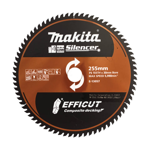 Makita 255mm Efficut Composite TCT Saw Blade