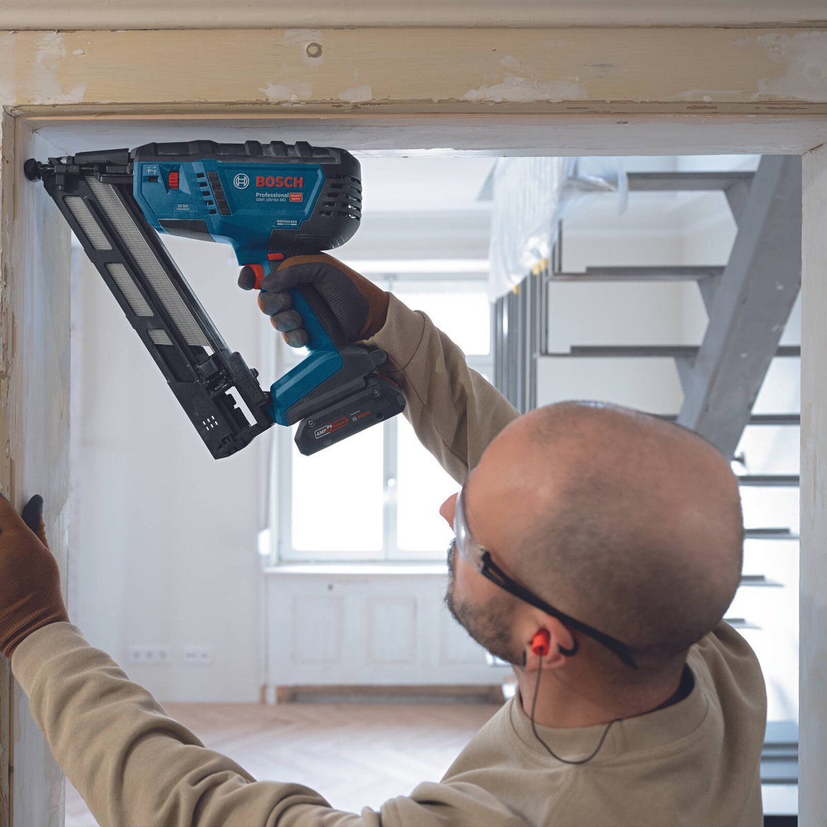 Bosch 18V Professional Cordless Wood Nailer 32-64mm Skin Only GNH 18V-64 MD