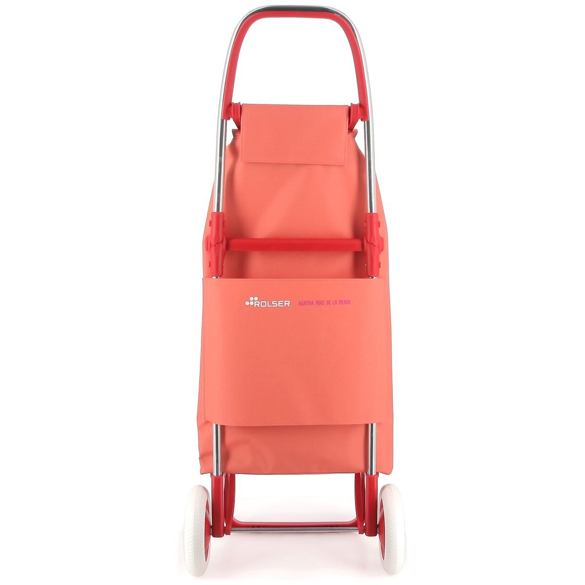 Rolser Serrella LN Agatha Ruiz de la Prada 2/4 wheel foldable trolley - 43L - Tomato Coral - R-SER007-3127