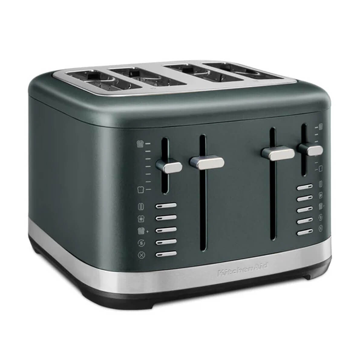KitchenAid 4 Slice Toaster - Juniper Green, 7 Shade Settings, 4 Extra Wide Slots - 5KMT4109AJP