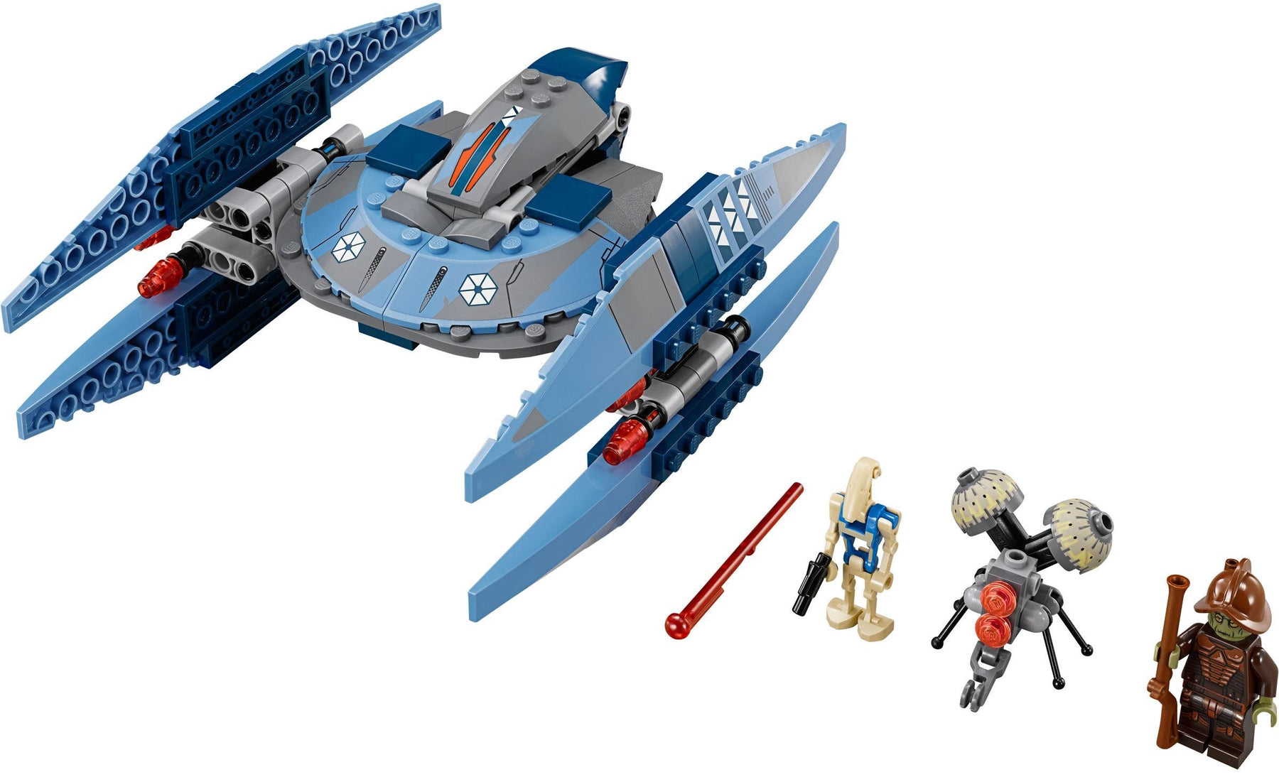 LEGO 75041 Vulture Droid with Buzz Droid & Neimoidian Warrior - SuperSaverAU - view 2