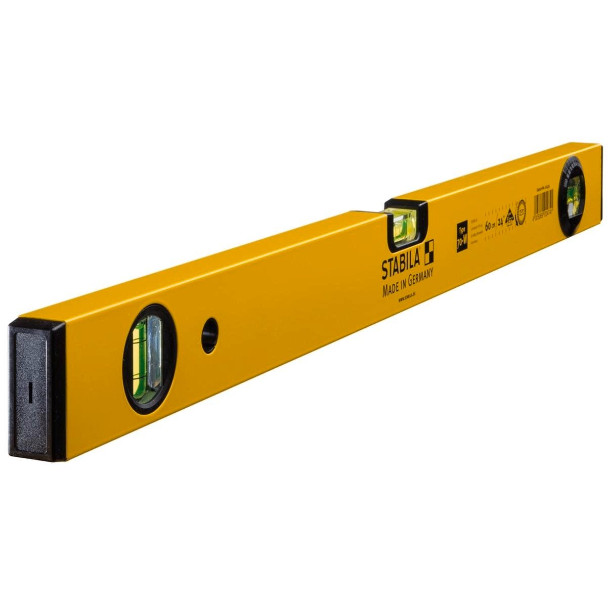 Stabila 600mm Anglesetter Spirit Level 3 Vials Waterproof