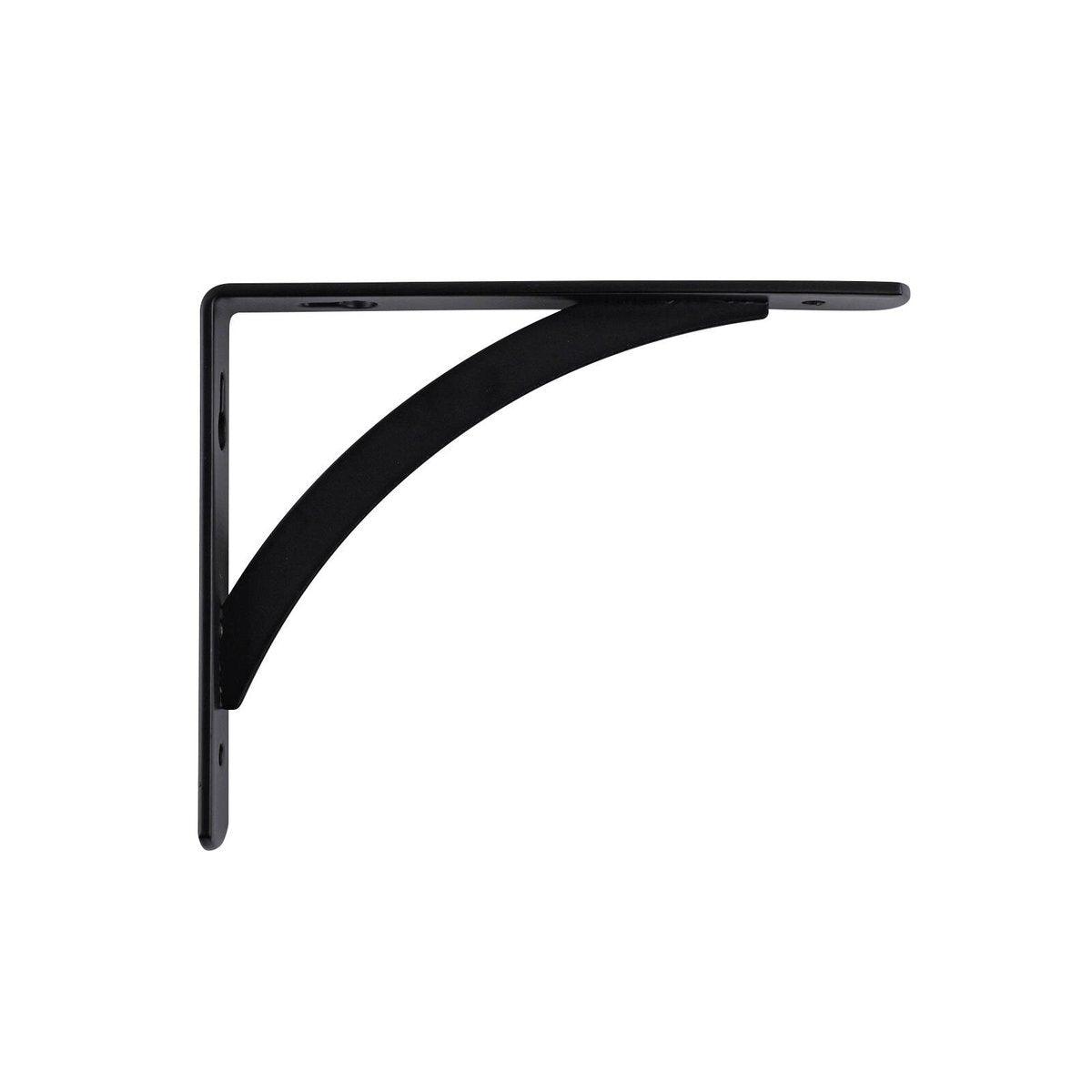 Carinya 150 x 120mm Black Arch Stayed Shelf Bracket Powder Coated 85kg