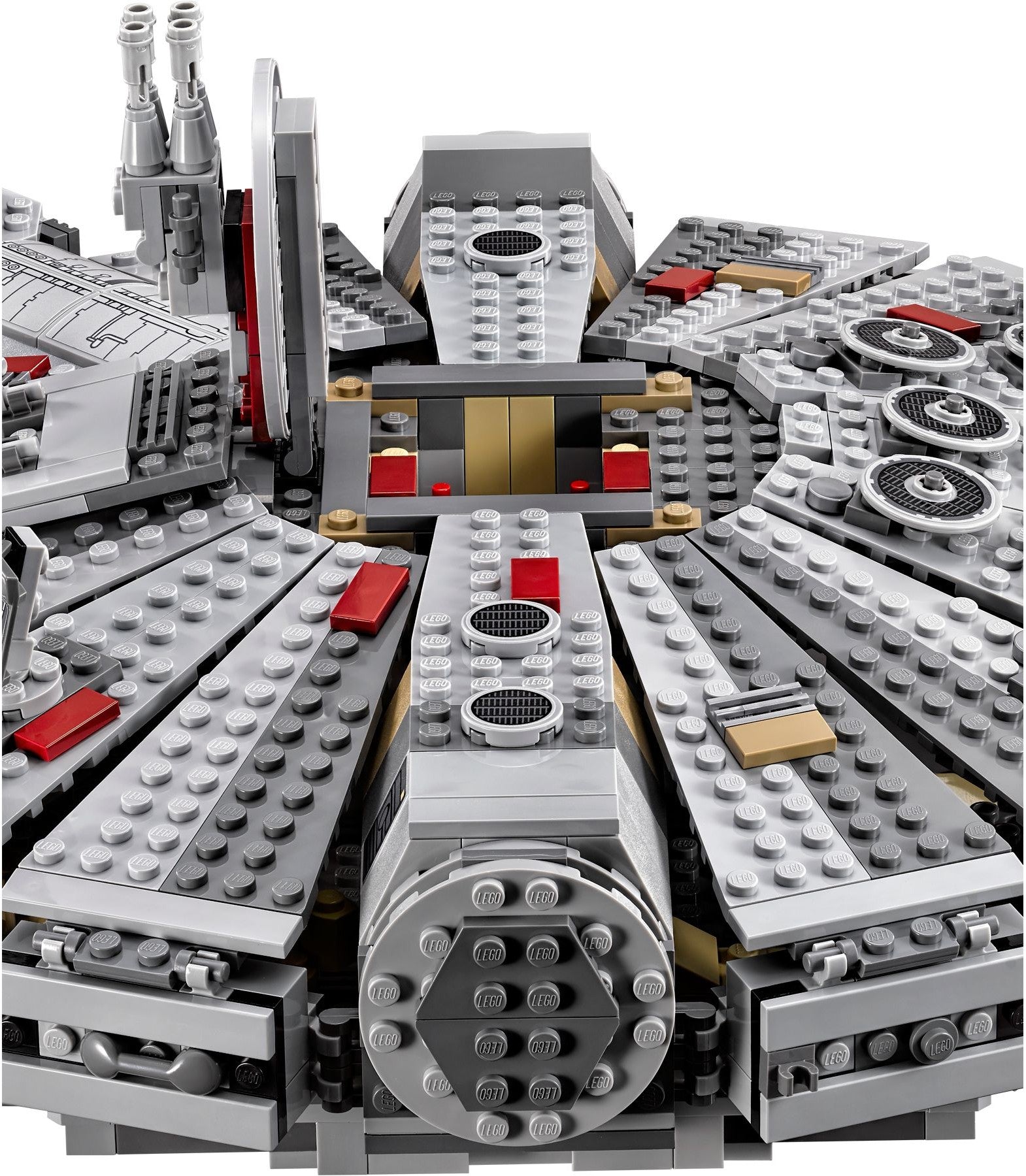 LEGO 75105 Millennium Falcon - Star Wars: The Force Awakens - SuperSaverAU - view 7