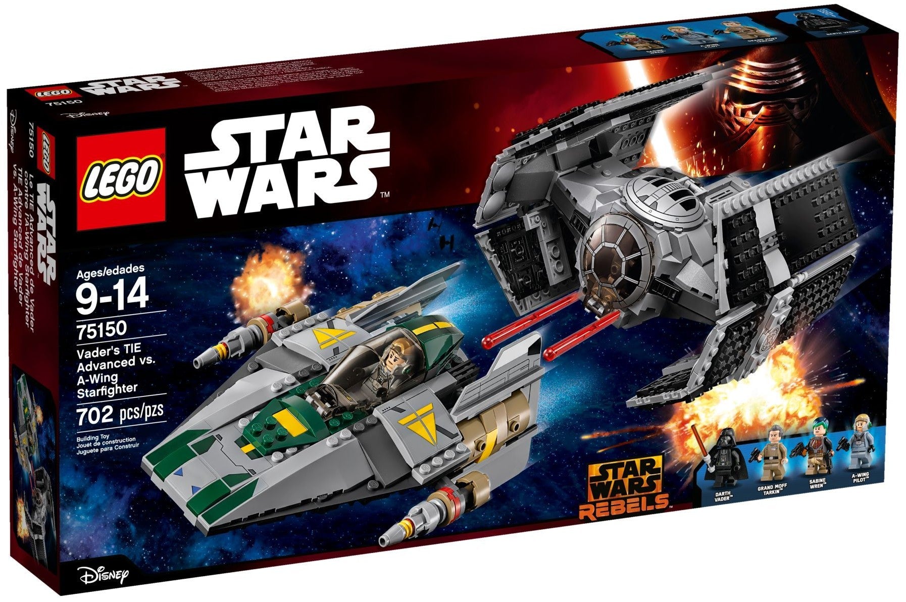 LEGO 75150 Vader's TIE vs. A-wing Starfighter - SuperSaverAU - view 1