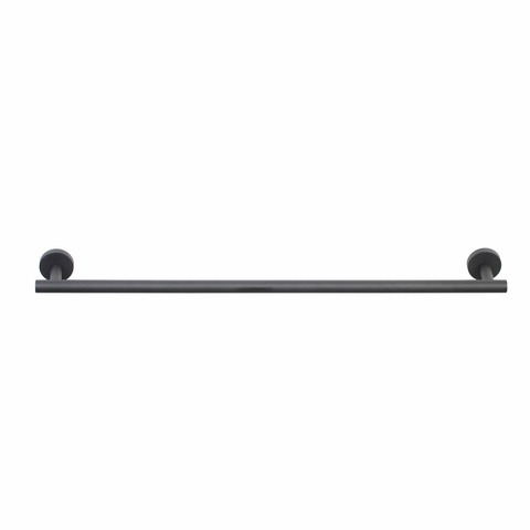 Barelli Toscana 90cm Single Towel Bar Matte Black Stainless Steel