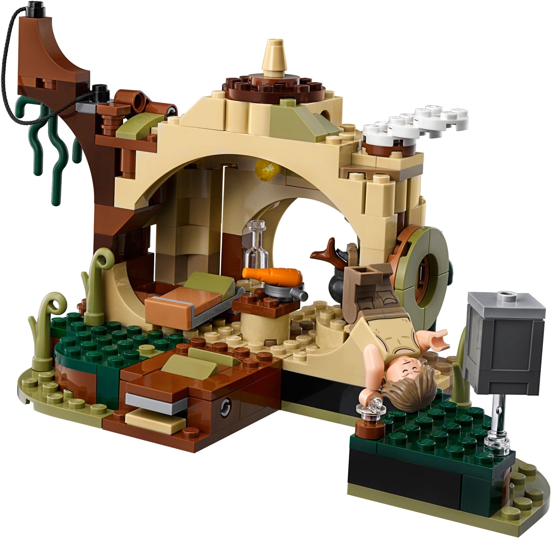 LEGO 75208 Yoda's Hut Dagobah Jedi Training Kit - SuperSaverAU - view 2