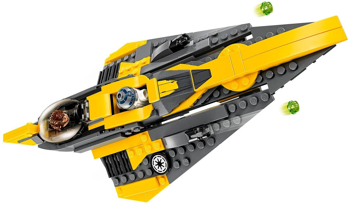 LEGO 75214 Anakin's Jedi Starfighter + R2-D2 - SuperSaverAU - view 2