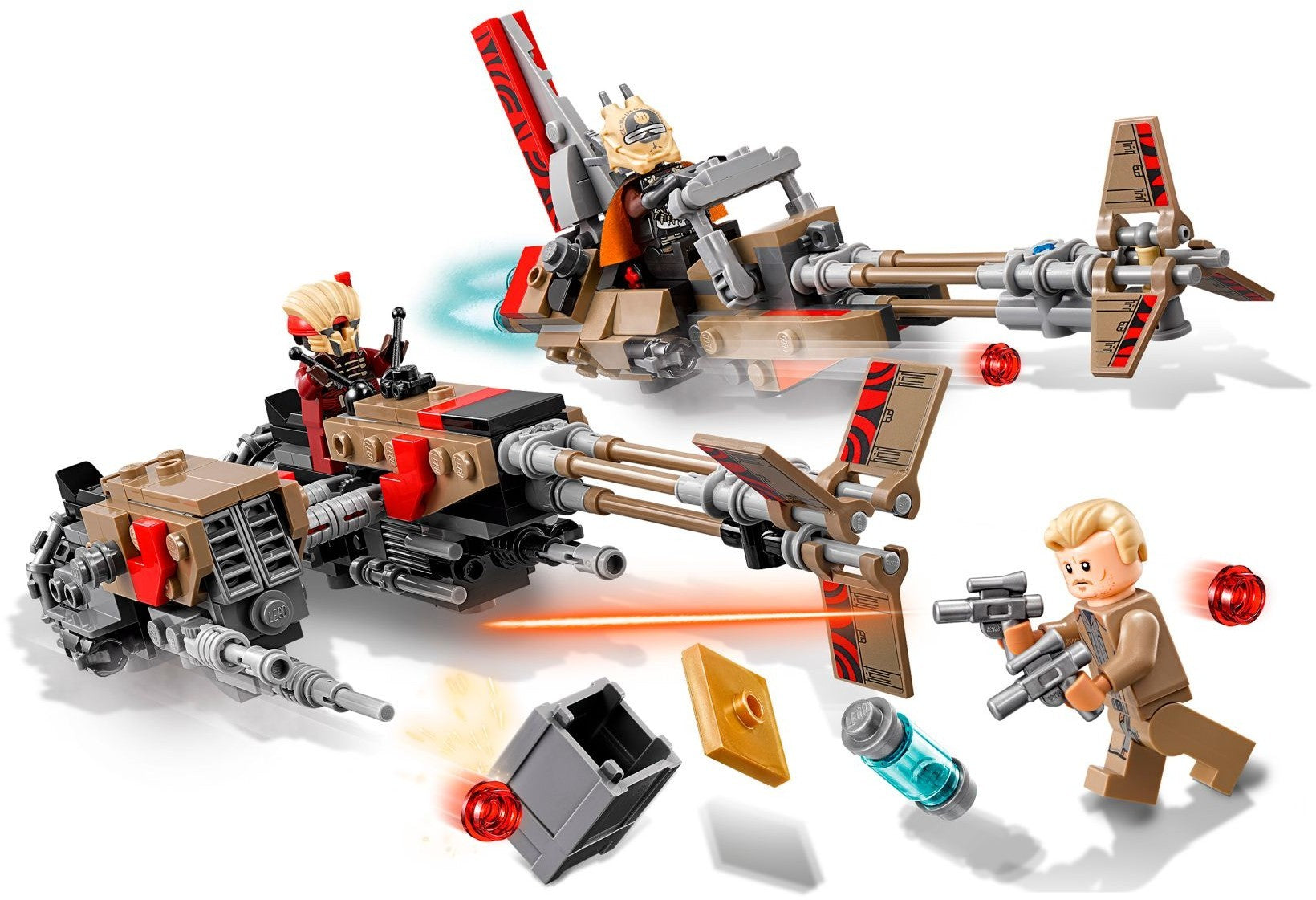 LEGO 75215 Cloud-Rider Swoop Bikes: Enfys Nest & Weazel Chase - SuperSaverAU - view 2