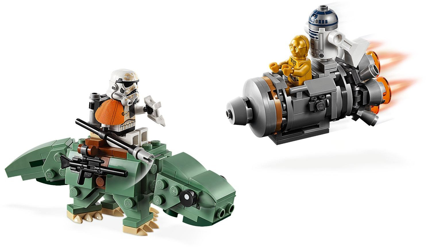 LEGO 75228 Escape Pod vs. Dewback Microfighters - SuperSaverAU - view 2