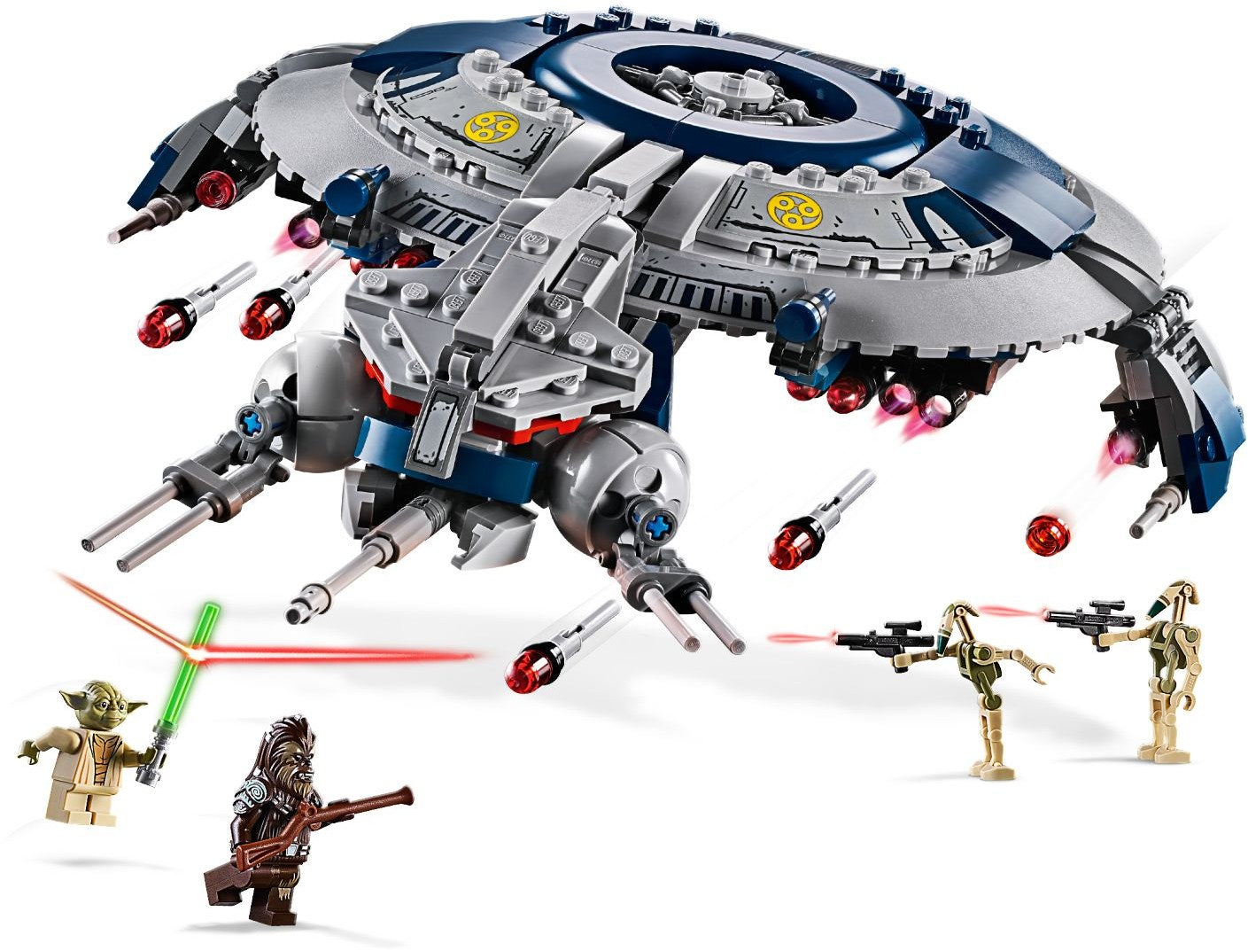 LEGO 75233 Droid Gunship - Star Wars Yoda & Tarfful - SuperSaverAU - view 2