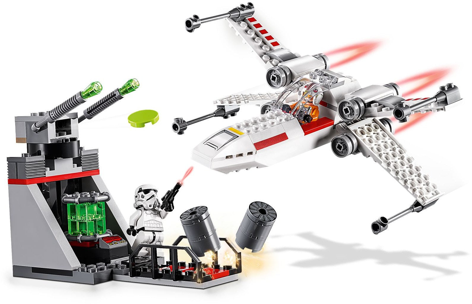 LEGO 75235 X-wing Starfighter Trench Run Building Toy Set - SuperSaverAU - view 2