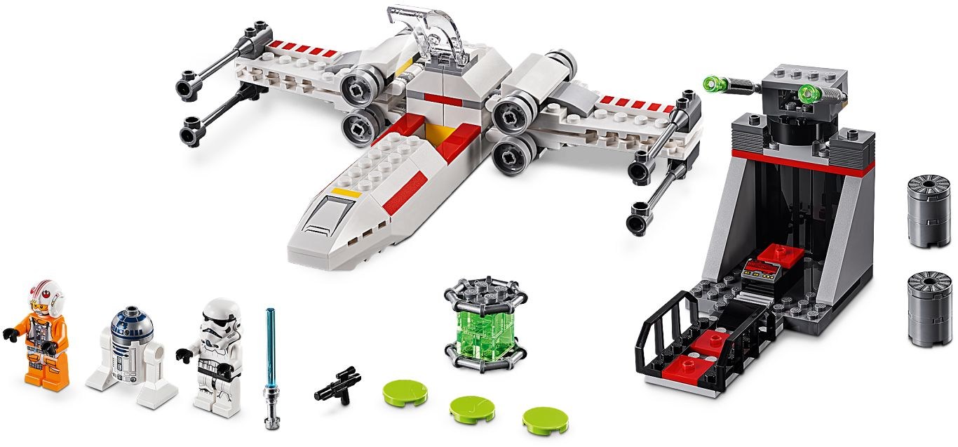 LEGO 75235 X-wing Starfighter Trench Run Building Toy Set - SuperSaverAU - view 3