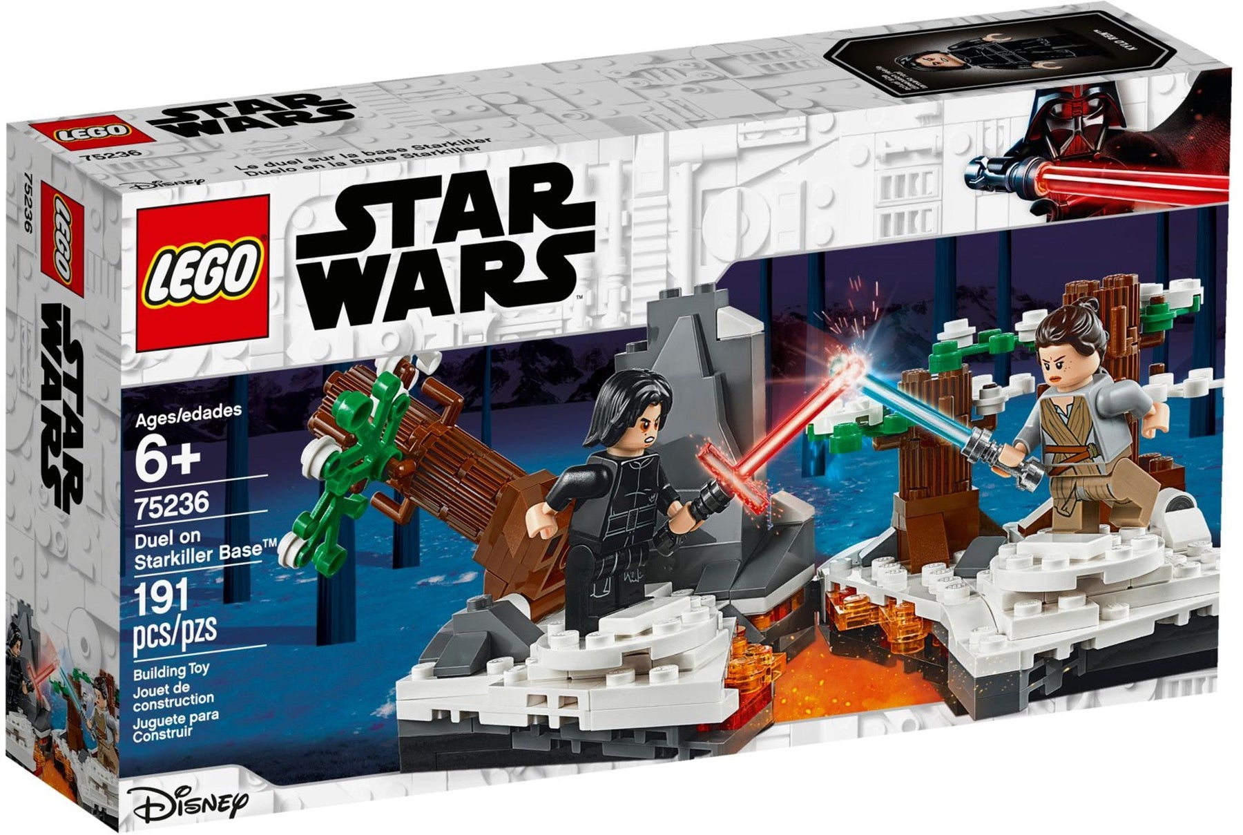 LEGO 75236 Duel on Starkiller Base: Rey vs. Kylo Ren - SuperSaverAU - view 1