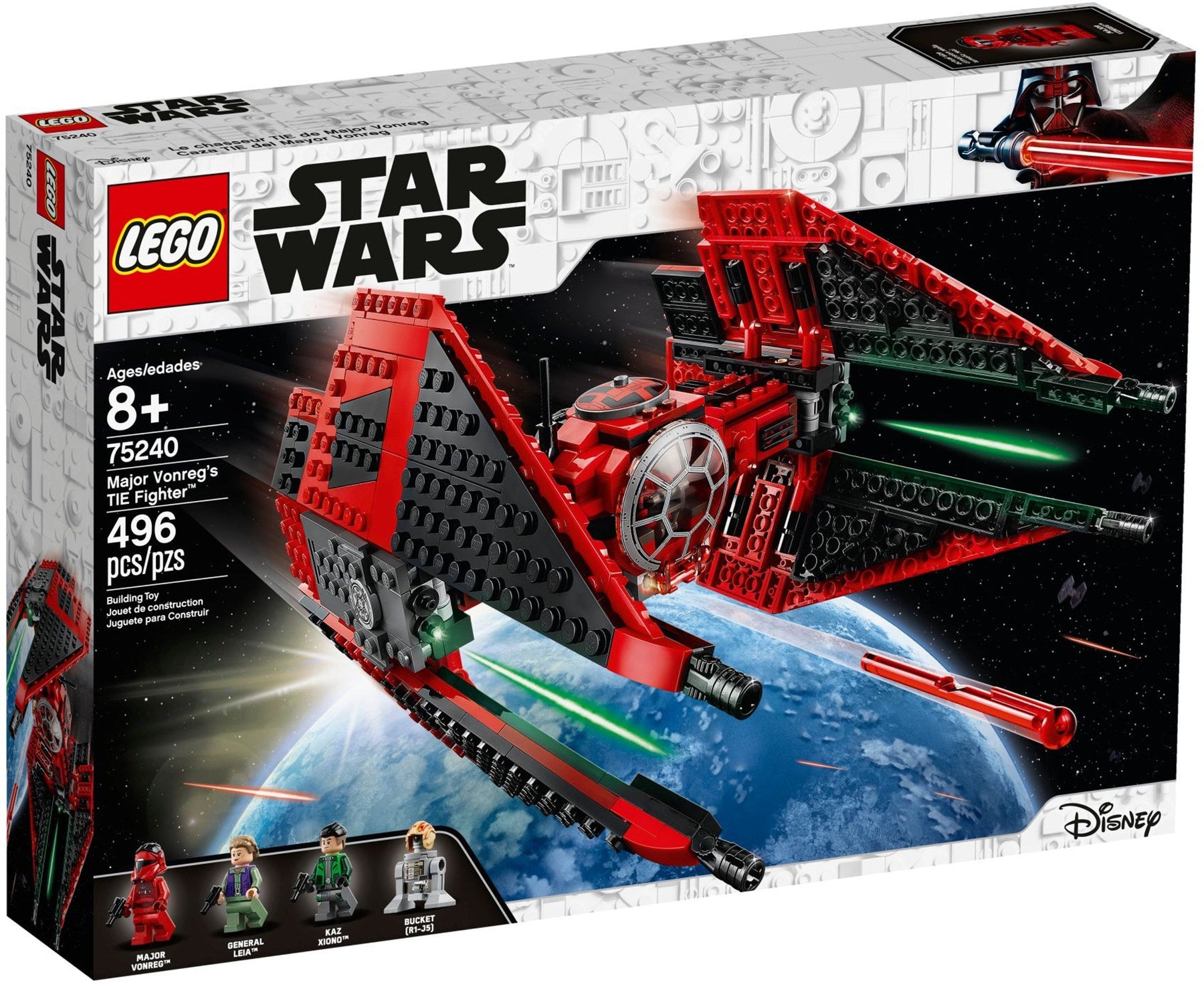 LEGO 75240 Major Vonreg's TIE Fighter - Star Wars Resistance - SuperSaverAU - view 1