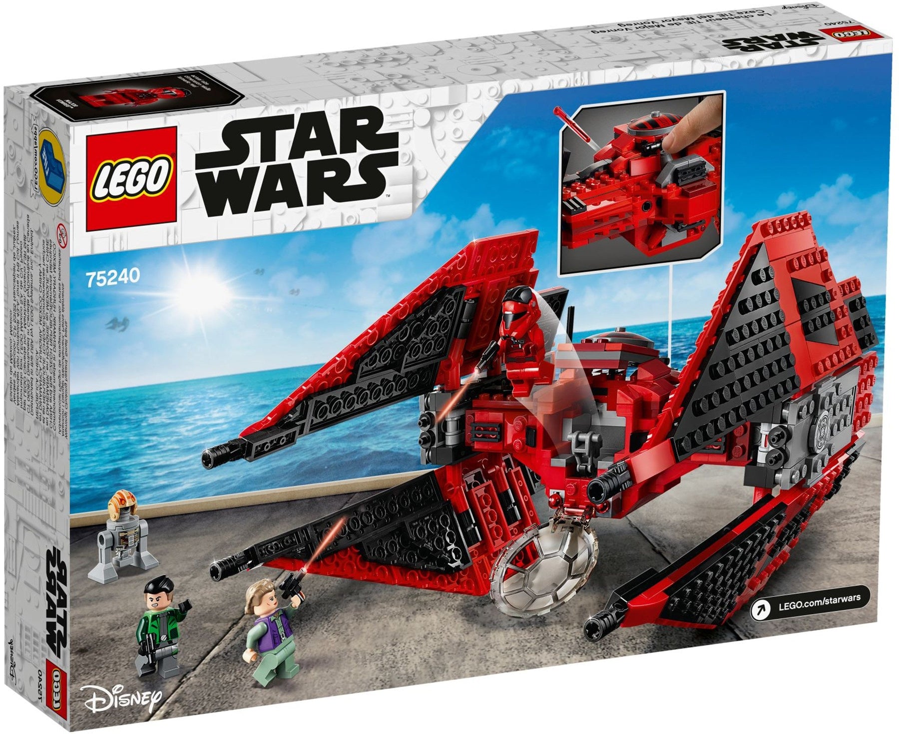 LEGO 75240 Major Vonreg's TIE Fighter - Star Wars Resistance - SuperSaverAU - view 4