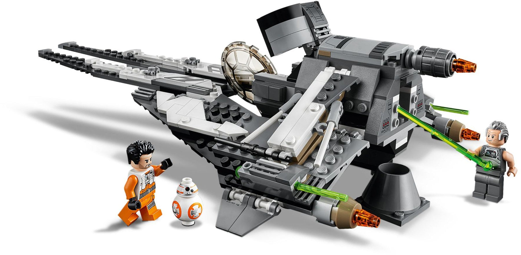 LEGO 75242 Black Ace TIE Interceptor - Star Wars Resistance - SuperSaverAU - view 3