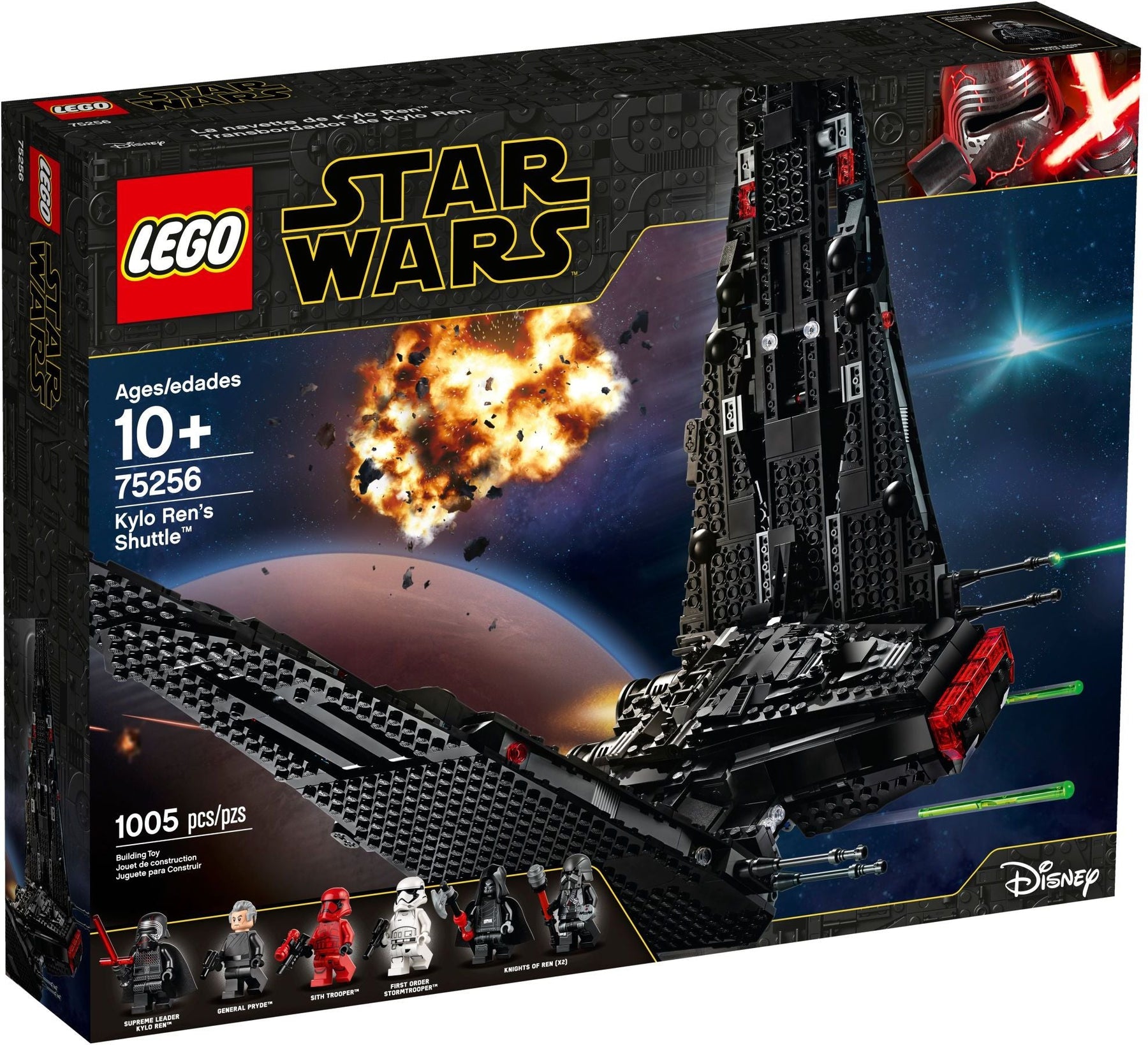 LEGO 75256 Kylo Ren's Shuttle (Rise of Skywalker) - SuperSaverAU - view 1