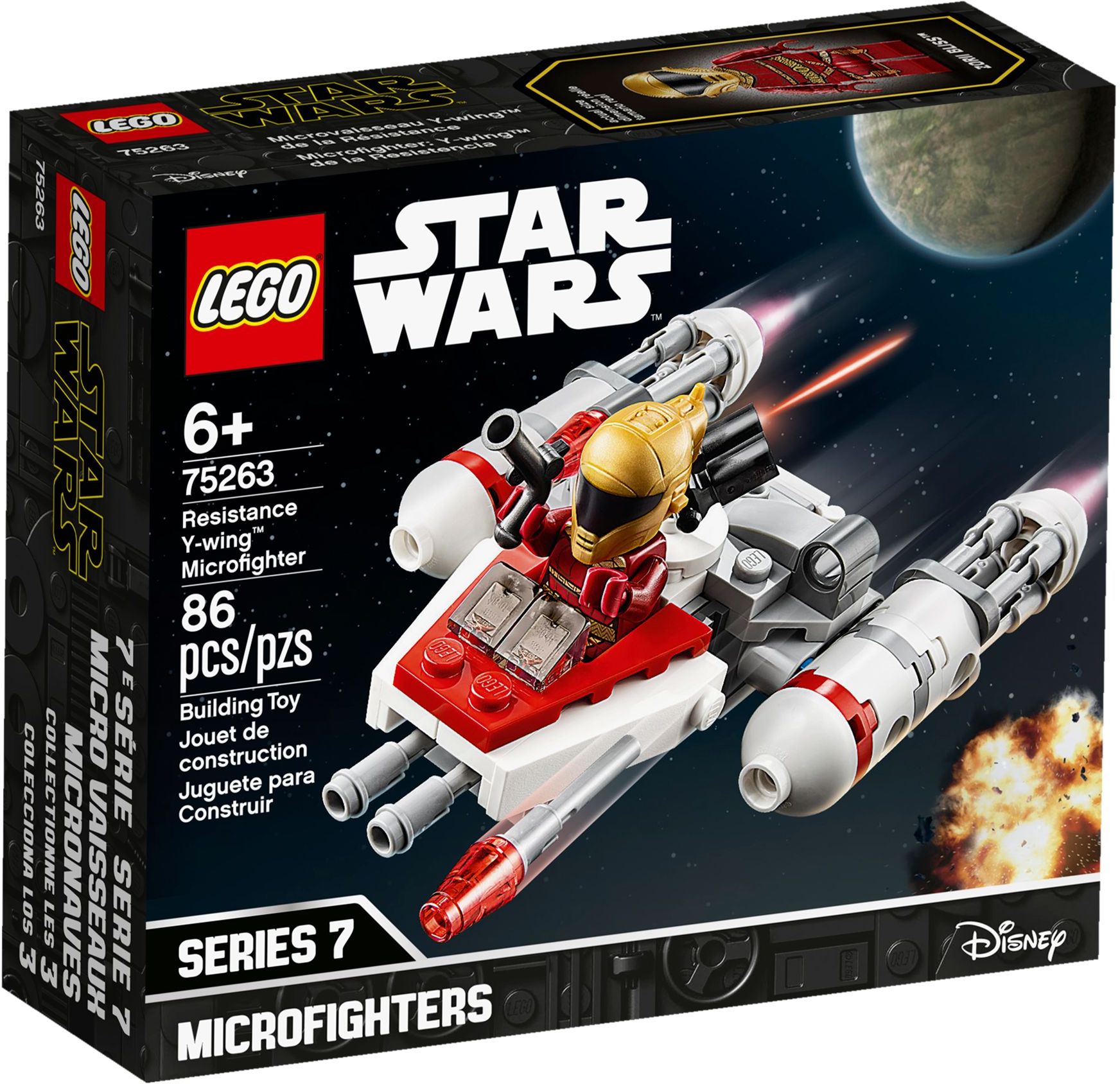 LEGO 75263 Resistance Y-wing Microfighter Star Wars - SuperSaverAU - view 1