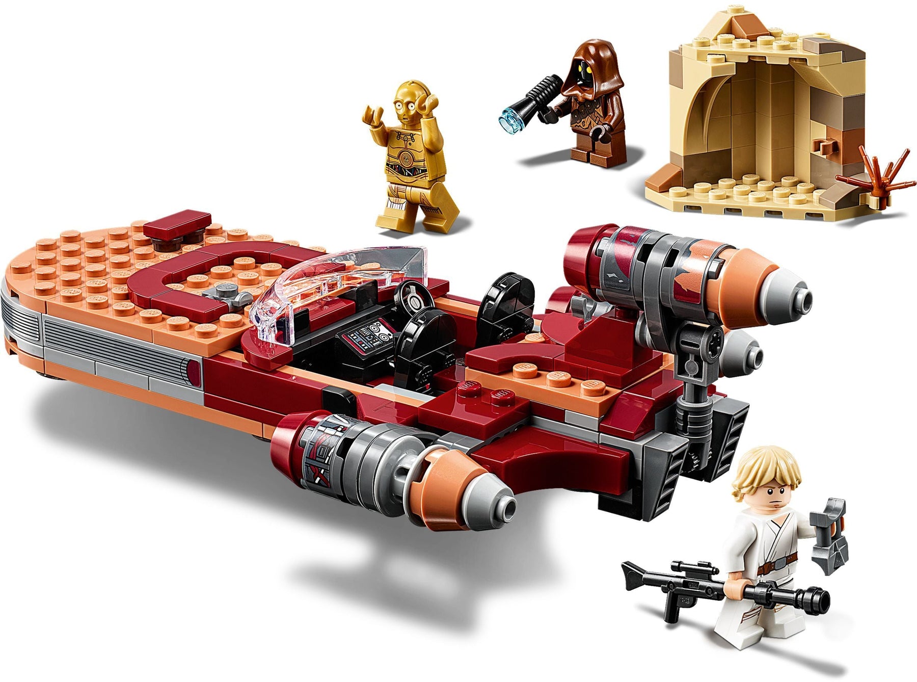 Lego Star Wars 75271 Luke Skywalker’s Landspeeder - SuperSaverAU - view 3