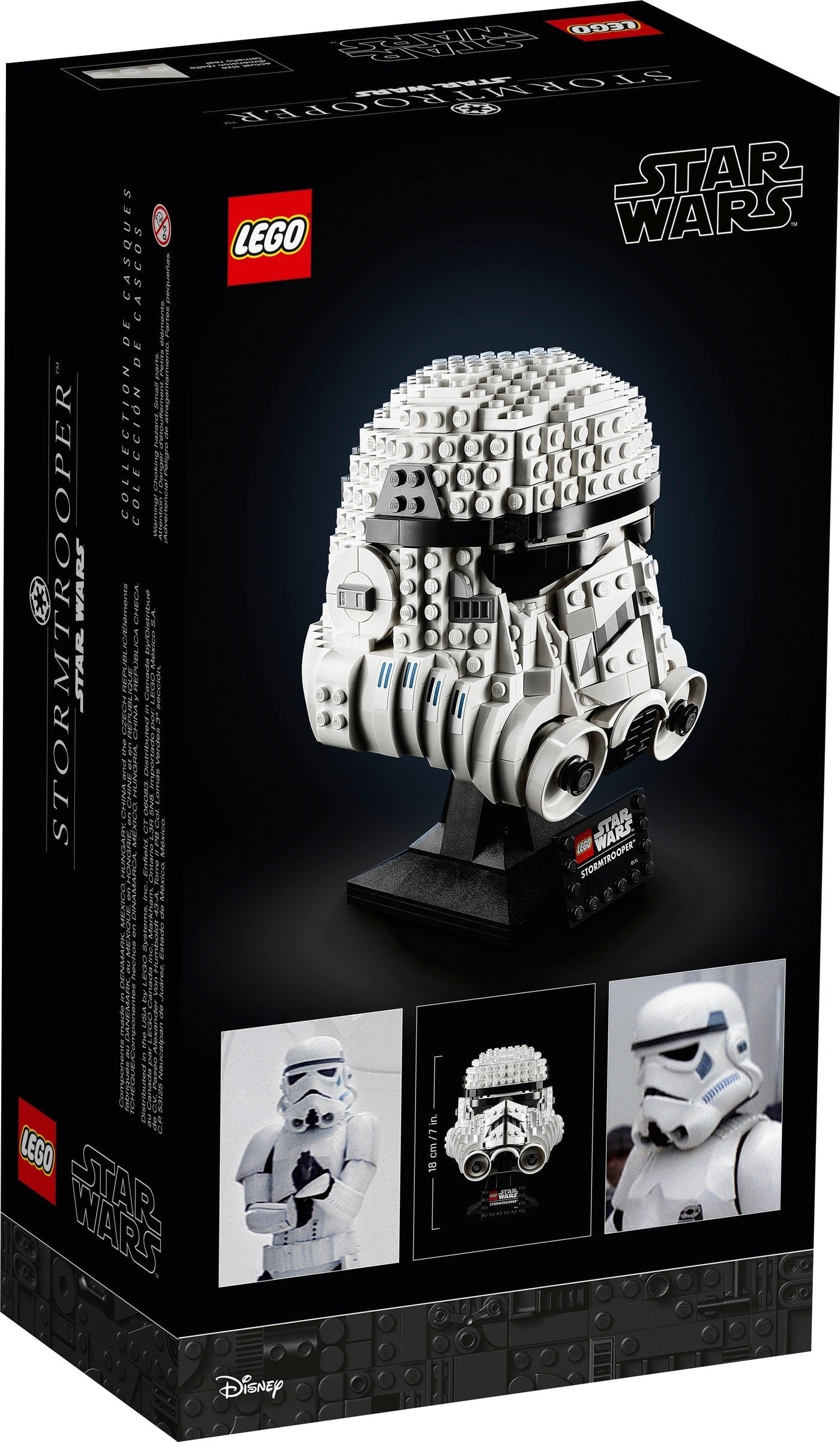 LEGO 75276 Star Wars Stormtrooper Helmet Building Kit - SuperSaverAU - view 6