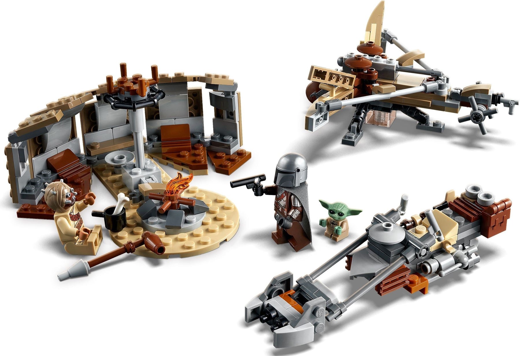 LEGO 75299 Mandalorian Speeder & Tusken Raider Clash - SuperSaverAU - view 7