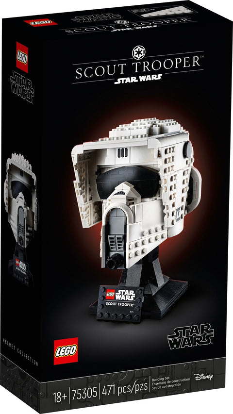 LEGO 75305 Star Wars Scout Trooper Helmet - SuperSaverAU - view 1