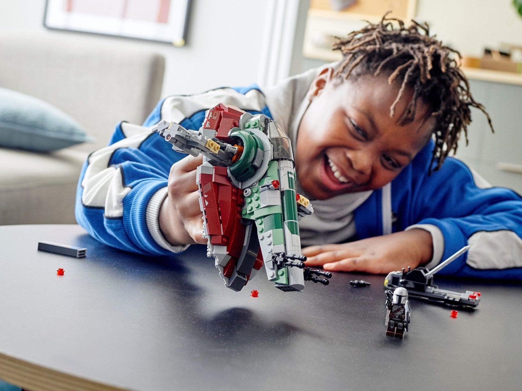 LEGO 75312 Boba Fett's Starship – Mandalorian Toy - SuperSaverAU - view 4