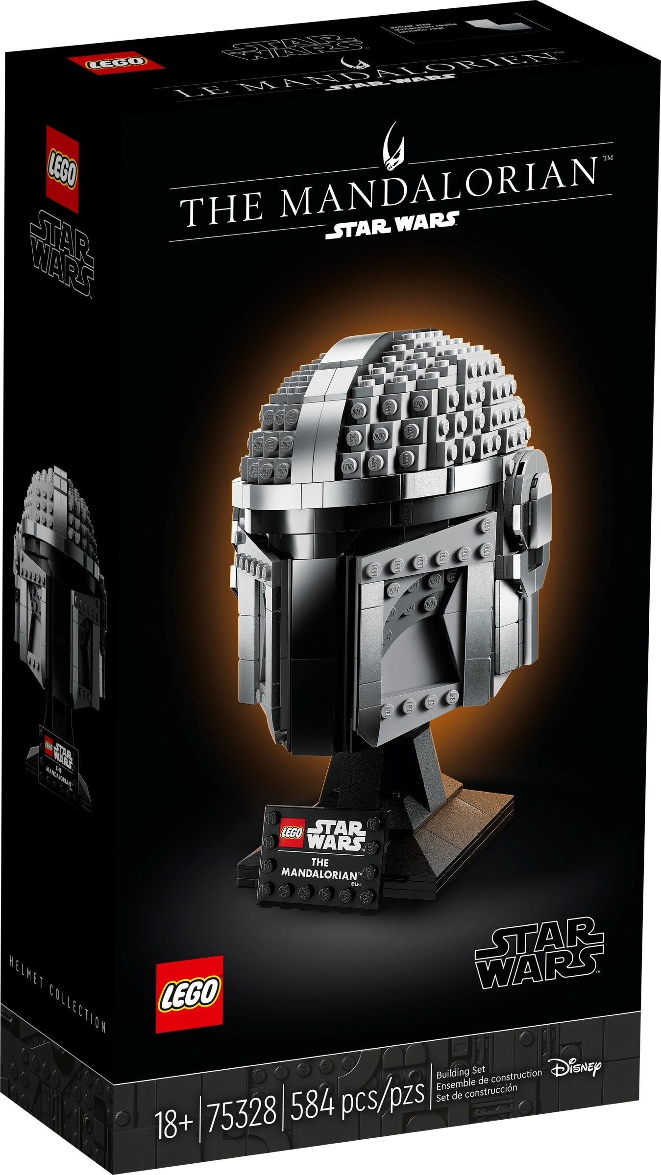 LEGO 75328 The Mandalorian Helmet - SuperSaverAU - view 1