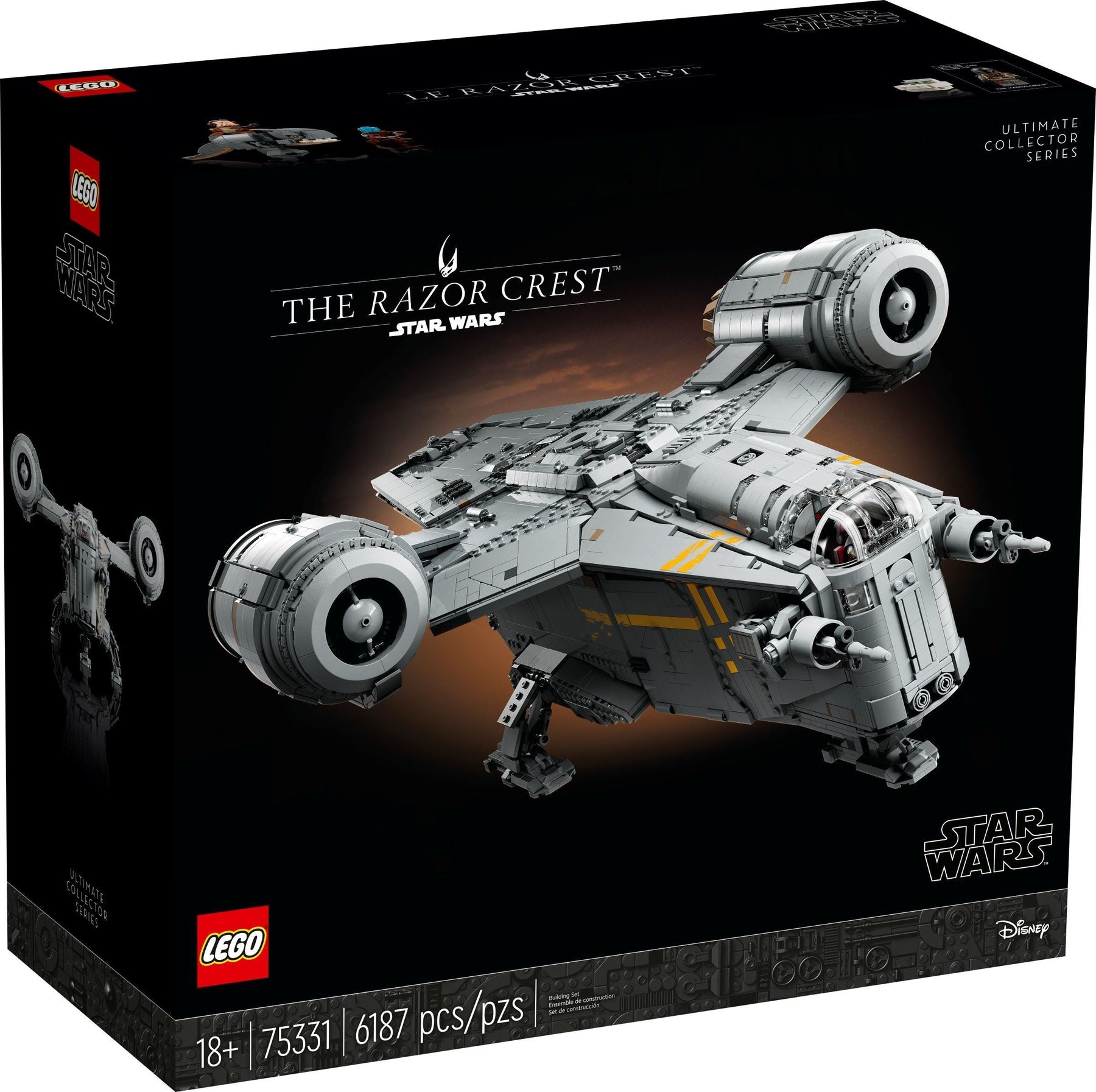 LEGO 75331 Razor Crest UCS Set - Mandalorian Starship - SuperSaverAU - view 1