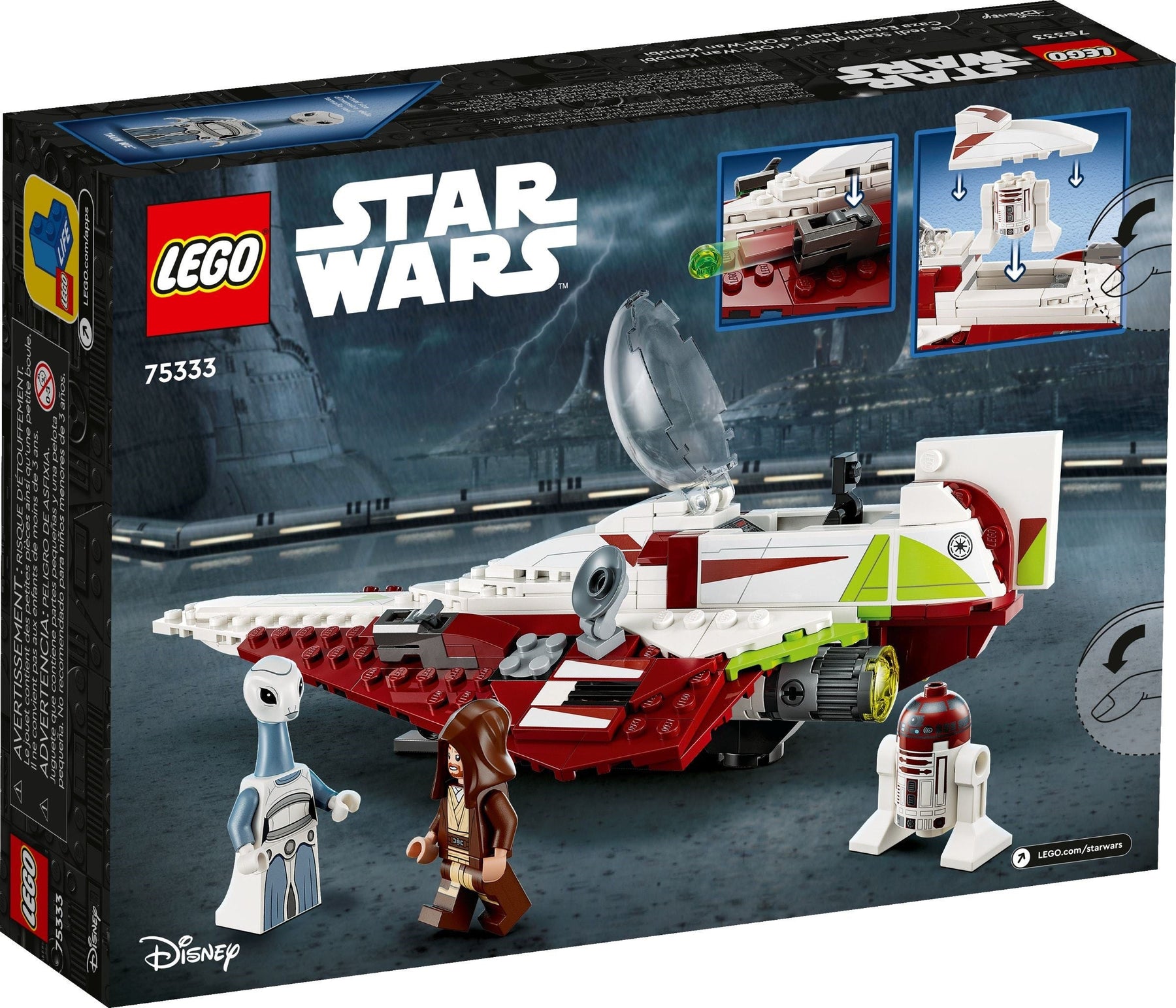 LEGO 75333 Star Wars Obi-Wan Kenobi’s Jedi Starfighter - SuperSaverAU - view 6